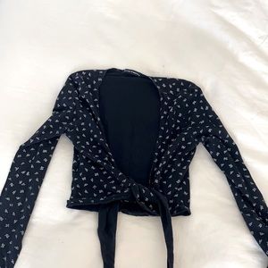 Brandy Wrap Crop Top